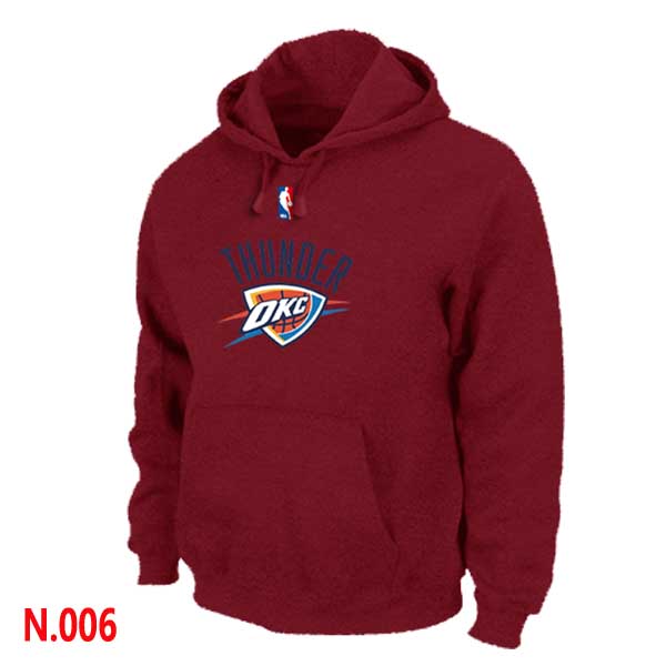 Mens Oklahoma City Thunder Red -2 Pullover Hoodie